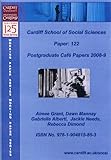 Postgraduate café papers 2008-2009