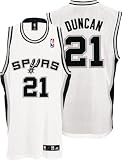 Tim Duncan White adidas NBA Authentic San Antonio Spurs Jersey