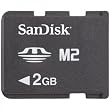 SanDisk SDMSM2-002G-A11M 2.0 GB Memory Stick Micro (Retail Package)