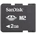 SanDisk SDMSM2-002G-A11M 2.0 GB Memory Stick Micro (Retail Package)