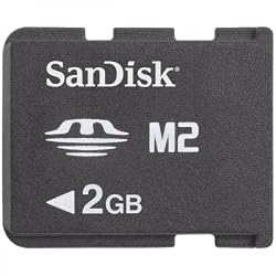 SanDisk SDMSM2-002G-A11M 2.0 GB Memory Stick Micro (Retail Package)