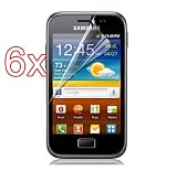 HK 6X Anti Glare Matte Screen Protector Film for Samsung Galaxy Ace Plus S7500 (6 pack)