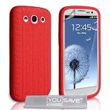 Samsung Galaxy S3 Silicone Gel Tyre Tread Case - Redby Yousave Accessories