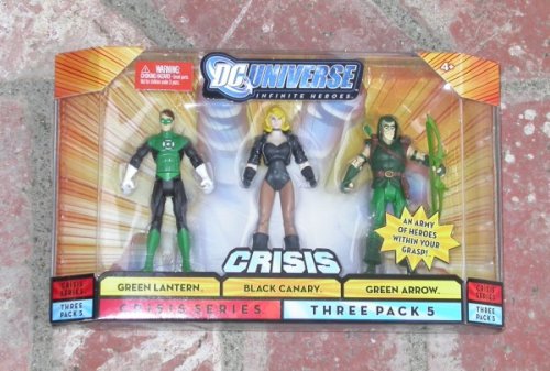  DC heroes Green lantern, Black Canary, Green Arrow set