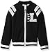 Juicy Licious Girls' Little Fleece Baseball Jacket with White Sequins