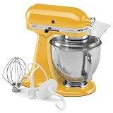 KitchenAid KSM150PSYP Artisan Series 5-Quart Stand Mixer, Yellow Pepper