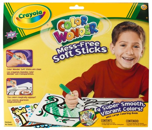 Childrens Toyshop  Toys : Crayola Colour Wonder Mess Free Soft Sticks