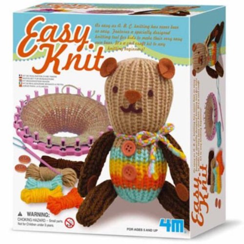 Childrens Toyshop  Toys : Girl Craft - Easy Knit Bear