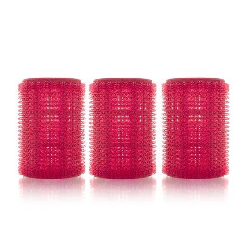 VELCROÂ® Brand Salon Rollers Bouffant Standard 1 1/2" Red 6 Count