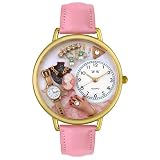 Whimsical Watches Women's G0910014 Jewelry Lover Pink Leather Watch