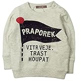 《H28年秋冬物》 nico hrat(ニコフラート) 製品洗い加工済み 30/10綿裏毛フラッグトレーナー 95cm/OM NO.B-260366