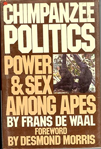 chimpanzee politics power and sex among apes