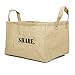 Jute Storage Containers for Kids Storage, Closet Organizer, Baby Organizer. Decorative Storage Baskets (SHARE)