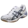 ASICS Women's GEL-Rocket Court Shoe,White/Charcoal/Grapemist,8 B US