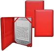 CrazyOnDigital Slim Leather Case Cover For Amazon New Kindle 4 (Red)