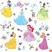 RoomMates RMK1470SCS Disney Princess Peel & Stick Wall Decals with Gems