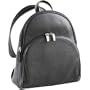 Aurielle-Carryland Pebble Backpack Oval Backpack/Sling (Black )