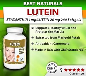 Best Naturals Lutein, 20 mg with Zeaxanthin, 240 Softgels