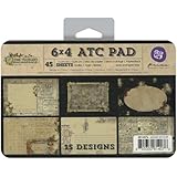 Prima Marketing Time Traveler ATC Cards, 4 by 6-Inch