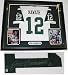 Joe Namath Autographed/Hand Signed New York Jets Jersey with two 8x10 photos ~ Custom Framed