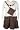 Good Lad Fall/Winter Girls Appliqued Leopard Print Hoodie Dress with Matching Purse-4