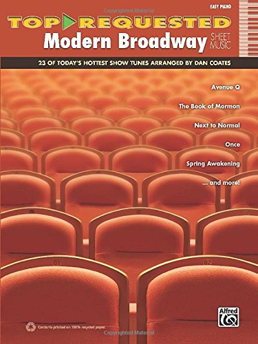 Top-Requested Modern Broadway Hits: 23 of Today's Hottest Show Tunes (Easy Piano) (Top-Requested Sheet Music)
