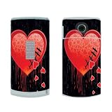 SkinMage (TM) Bleeding Heart Accessory Protector Cover Skin Vinyl Decal Sticker For LG Dlite GD570