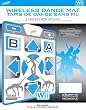 Wii Wireless Dance Mat with Foam Pad