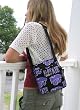 K State Kansas State University Logo Sidepack Tote Cross Body Daypack Bag - GIFT IDEAS for HIM or HER Ladies Women Girls Travelers fits Camcorder, Camera, Binoculars, Travel, Cotton with WATERPROOF LINING UNDERSIDE