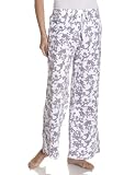 Nautica Sleepwear Women's Toile Floral Print Jersey Knit Drawstring Pant - 935436