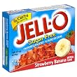Jell-O Sugar-Free Gelatin Dessert, Strawberry Banana, 0.6-Ounce Boxes (Pack of 24)
