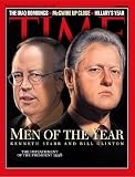 Kenneth Starr and Bill Clinton, Men of the Year by TIME Magazine. Size 11.00 X 14.00 Art Poster Print