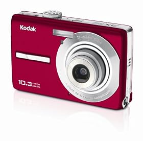 Kodak Easyshare M1063 10.3 MP Digital Camera with 3xOptical Zoom (Red) by Kodak