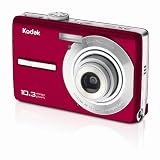 Buy Kodak EasyShare M1063 10.3 MP Digital Camera with 3x Optical Zoom (Red) by Kodak