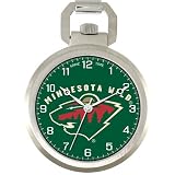 NHL Men's NHL-PW-MIN Pocket Collection Minnesota Wild Pocket Watch