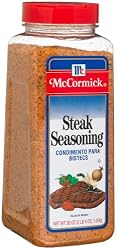 McCormick Steak Seasoning, 36-Ounce Plastic Bottle (Pack of 2)