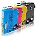 Office World 1 Set+1 BK Replacement for Epson Ink Cartridges 200XL,Compatible for Epson XP-410 XP-400 XP-300 XP-310 XP-200 Wf-2540 Wf-2530 Wf-2520