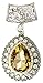 Crystal Charm Jewelry Scarf Findings Pendant Cz Water Drop Silver Slide Tube Necklace Charms