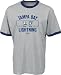 Tampa Bay Lightning -Grey- Logo History Ringer T-Shirt