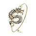 SENFAI 3 Colors Imperial Dragon Adjustable Wire Bracelet (gold)