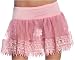 Tear Drop Crinoline Short Petticoat Slip Pink