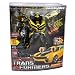 Transformers EXCLUSIVE Limited Edition Metallic Gold Finish 12 Inch Tall Robot Action Figure with Electronic Lights and Sounds Set - BATTLE OPS BUMBLEBEE with Flip-Out Cannons, Glowing Eyes Chest and Weapons, Revving Engine and Battle Sounds Plus Bonus 2 Legends Class 3 Inch Tall Figure (Mudflap and Premium Bumblebee)