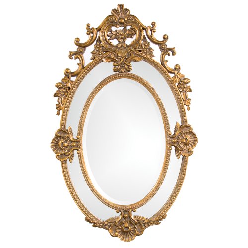 Howard Elliott 51235 Florence Mirror, Antique Gold On Sale