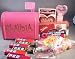 Personalized Valentines Day Gift Basket - Pink Mailbox - Sending Love to You