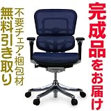エルゴヒューマンプラス　完成品　ロータイプ　エラストメリックメッシュ　ブルー　Ergohuman plus ＥＨＰ-ＬＡＭ　ＫＭ-15の画像