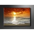 Bild auf Leinwand Strand 120 x 80 cm Modell-Nr. XXL 5038 Bilder fertig gerahmt�auf echtem Holzrahmen. riesig. Ausf�hrung Kunstdruck als Wandbild auf Rahmen. G�nstiger als �lbild Gem�lde Poster Plakat mit Bilderrahmen.