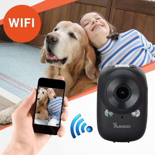 Sunco® DREAM WI-FI Wireless Waterproof HD 1080P Sports Action Video Camera with Mini LCD (Black With WIFI)