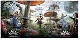 Alice in Wonderland 3 Poster Set Mural
