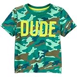 クレイジーエイト Crazy 8/ Dudeカモティ グリーン トップス半袖Tシャツ 6～12ヶ月【並行輸入】