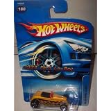 #2005-180 1933 Ford Lo-Boy Yellow 5-Spoke And Skinny 5 Dot Wheel Collectible... by Hot Wheels